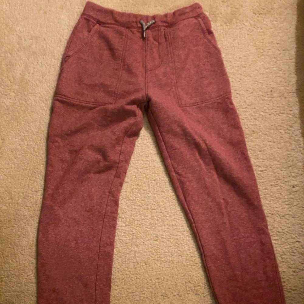 Gap kids joggers, heather red